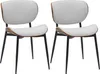 Set van 2 eetkamerstoelen Enid - bekleding: stof - Productafbeelding-voorbeeld 8