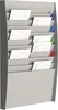Paperflow Wand-Sortiertafel V 20F A4V2X10.02 DIN A4 grau Produktbild-Vorschau 1