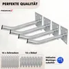 PremiumX 4x Autoreifen Wandhalter 35cm Reifenhalter Auto Produktbild-Vorschau 2
