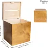 Creative Deco Pudełko Drewniane na Koperty Ślubne Jasny Podgląd zdjęcia produktu 3