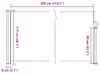 vidaXL Ausziehbare Seitenmarkise Anthrazit 117x300 cm Produktbild-Vorschau 7