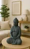 NEUSTEIN XXXXL Buddha 100 cm Steinoptik Garten Deko Figur Produktbild-Vorschau 11