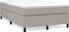 vidaXL Boxspringbettgestell Hellgrau 120x200 cm Stoff Produktbild-Vorschau 1