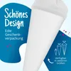 itenga Bastelschultüte 70cm mit Filzverschluss WEISS Produktbild-Vorschau 5