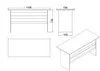 Skye Decor, Vo1-Ba, Schreibtisch, Nussbaum, 100 % Produktbild-Vorschau 5