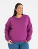 Moraj Damen Sweatshirt – Violett, Größe XXL, bequem Produktbild-Vorschau 3