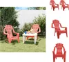 vidaXL Kinder-Gartenstühle 2 Stk. Rot 37x34x44 cm PP Produktbild-Vorschau 1