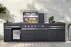 Buschbeck Outdoorküche 'King Range' schwarz 282 x 58 x H112 Produktbild-Vorschau 10