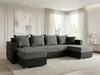 Wohnlandschaft mit Schlaffunktion Beno - U-Form Couch, Produktbild-Vorschau 1