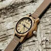Holzwerk CLARA BROWN kleine Damen Holz Uhr mit Leder Produktbild-Vorschau 5