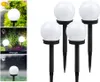 A collage of images showing solar garden lights in different settings and conditions. Anteprima dell’immagine prodotto