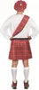 A person wearing a Scottish costume from behind. Náhľad obrázku produktu