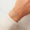 Herz Armband aus 585 Gold Zirkonia, filigran GB0013 Produktbild-Vorschau 3