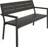 Gartenbank Line 2-Sitzer 128 x 59 x 88 cm Produktbild-Vorschau 1
