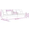 Schlafsofa 2-Sitzer mit 2 Kissen Dunkelgrün Samt 375809 Produktbild-Vorschau 12
