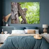 MuchoWow® Poster Eule - Wald - Licht 160x120 cm - Foto Produktbild-Vorschau 4
