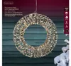 Warm wit 400 Micro-LED flash verlichte krans frame goud dia Productafbeelding-voorbeeld 3