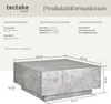 tectake® Couchtisch Lasley inkl. Bodenschoner, Produktbild-Vorschau 5