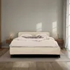 Polsterbett LAVORO Einzelbett 140x200, beige - Bett mit Produktbild-Vorschau 1