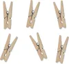 Kleine Wäscheklammern für Fotos 3cm mini Holzklammern natur Produktbild-Vorschau 1