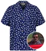 Paradise Found Hawaiihemd Tom Selleck "Dragonfly" in Blau Produktbild-Vorschau 1