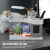 Multifunkční, USB dobíjecí mini akvárium s funkcí hodin, Náhled obrázku produktu 6