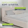 Juskys Polsterbett Salerno 180 x 200 cm, Cord Design & Produktbild-Vorschau 5