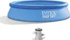 An inflatable pool and a filter pump are shown against a white background. Náhled obrázku produktu