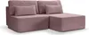xonox.home Amsterix Schlafsofa L-Form rechts altrosa B/H/T: Produktbild-Vorschau 7