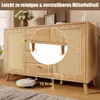 Vintage-Stil Sideboard mit Schubladen & Türen, Produktbild-Vorschau 4