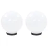 vidaXL Luci da giardino a LED 2 pz. Sferica 20 cm PMMA Anteprima dell’immagine prodotto 3