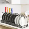 Pfannenhalter Ausziehbares rack pfannen töpfe für Produktbild-Vorschau 2