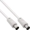 InLine Antennenkabel, 2x geschirmt, >75dB, weiß, 1m, 1 Produktbild-Vorschau 1