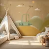 Vlies Fototapete - Traveling Giraffe 450x315 cm Für Kinder Produktbild-Vorschau 2