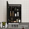 LED Spiegelschrank 60x70 cm mit Rasier-Steckdose Drei Produktbild-Vorschau 8
