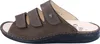A side view of a single brown sandal. Anteprima dell’immagine prodotto