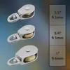KOTARBAU® Seilrolle Umlenkrolle einzeln Vernickelt 3/4" Produktbild-Vorschau 9