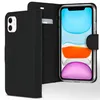 Accezz Peňaženkové mäkké puzdro na Apple iPhone 11 - Čierne Náhľad obrázku produktu 1