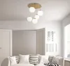 Lampada a soffitto HARMON, metallo, color champagne, vetro, Anteprima dell’immagine prodotto 3