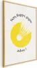 Posterpapier Poster - Shuttlecock Against the Yellow Sun Produktbild-Vorschau 1