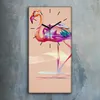 Küche Wohnzimmer Wand Leinwand Uhr Geräuschlos 30x60 Produktbild-Vorschau 2