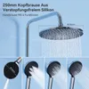 Auralum Rund-chromRegendusche ohne Armatur, Duscharmatur Produktbild-Vorschau 12