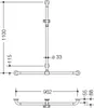 HEWI 801.35.41051 DUHA m.Br.H.St. verschiebb. Br.H.98 Produktbild-Vorschau 1