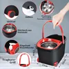 Wischmopp Set mit Eimer, Wischmopp Set mit 360° Drehkopf Produktbild-Vorschau 2