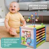 Motorická kocka Multifunkčná kocka s aktivitami Korálkové Náhľad obrázku produktu 8