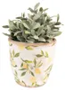 Clayre & Eef Blumentopf Ø 17x16 cm Gelb Keramik Zitrone Produktbild-Vorschau 2