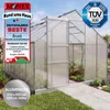 BRAST Gewächshaus Aluminium mit Fundament | 430x250x205cm | Produktbild-Vorschau 1