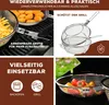 bremermann Grillkorb klappbar / Edelstahl Ø ca. 30 cm, Produktbild-Vorschau 3