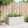 vidaXL Pflanzkübel Weiß 80x36x35 cm PP Produktbild-Vorschau 3