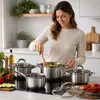 Set de casseroles à induction Alpina 4 pièces - Casseroles Voir les images du produit 10